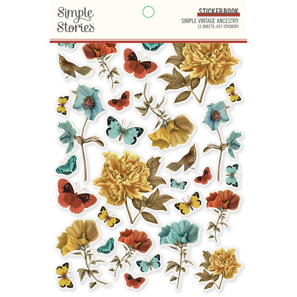 Simple Vintage Ancestry - Sticker Book