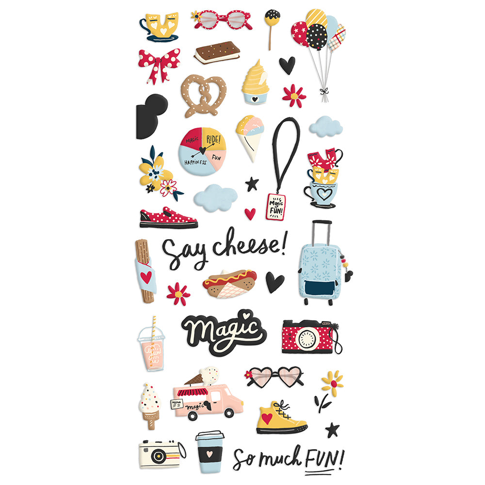 Say Cheese Main Street - Puffy Stickers