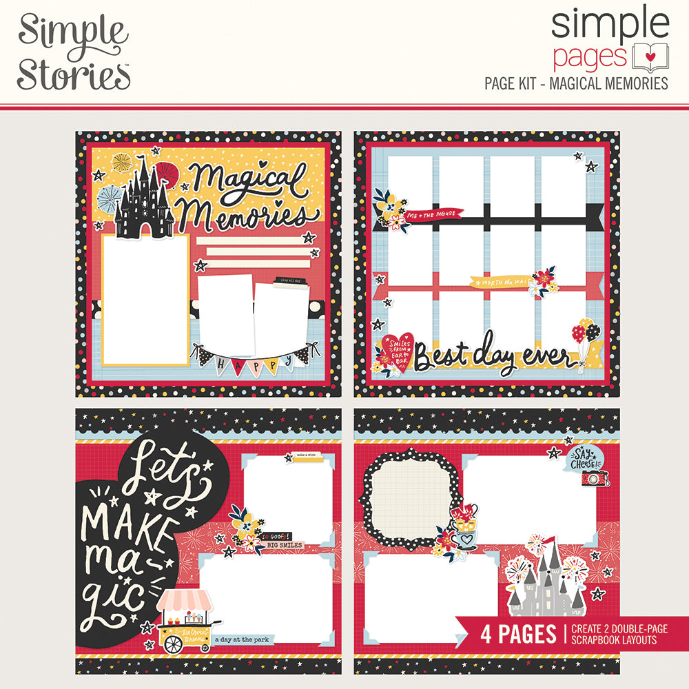 Simple Pages Page Kit - Magical Memories