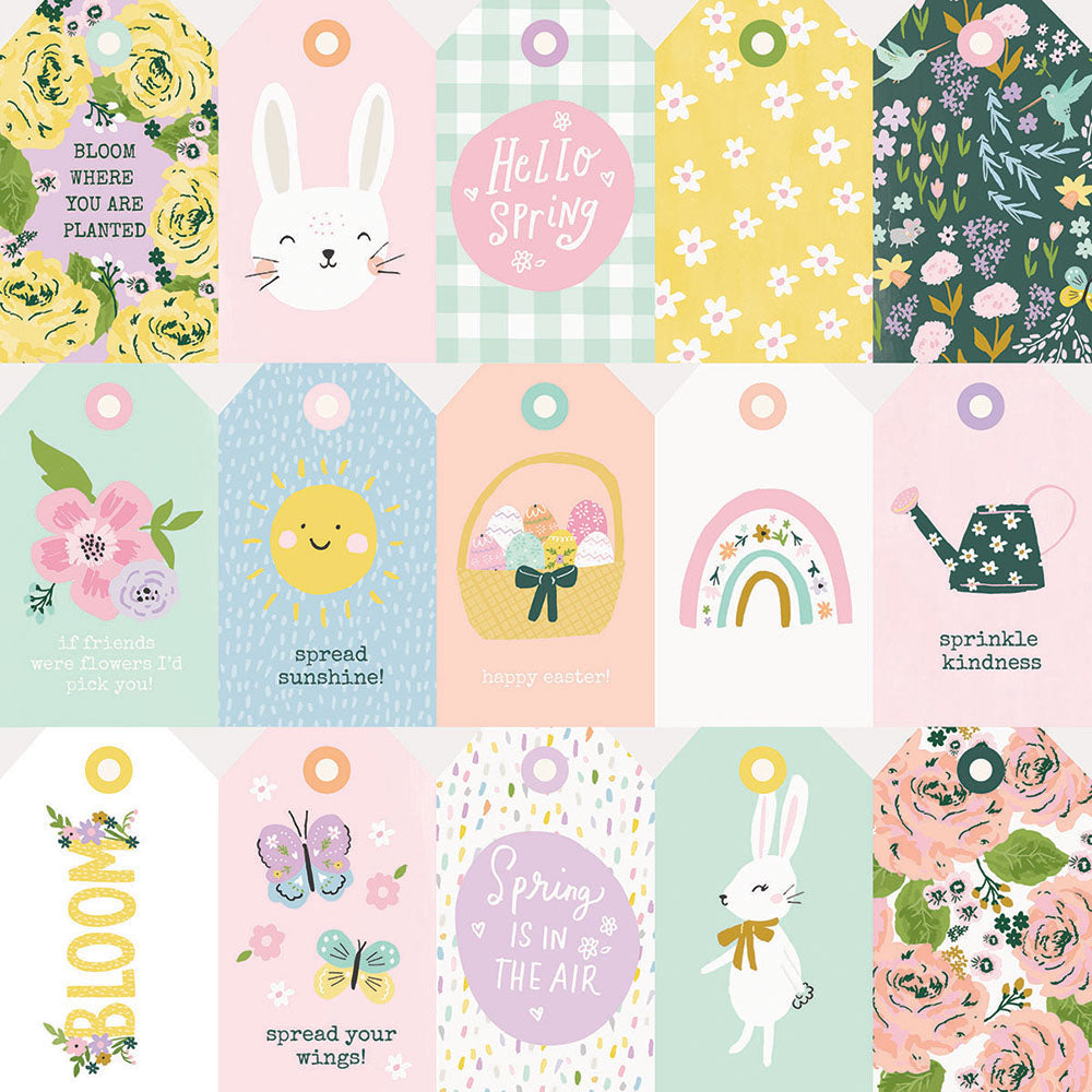 Bunnies + Blooms - Tags