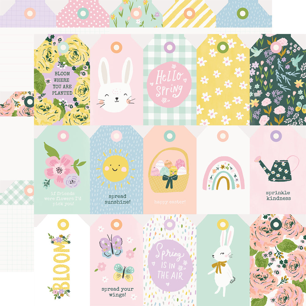 Bunnies + Blooms - Tags