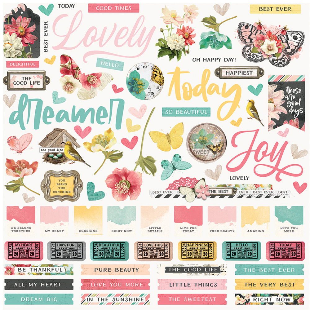 Simple Vintage Cottage Fields - Collector's Essential Kit