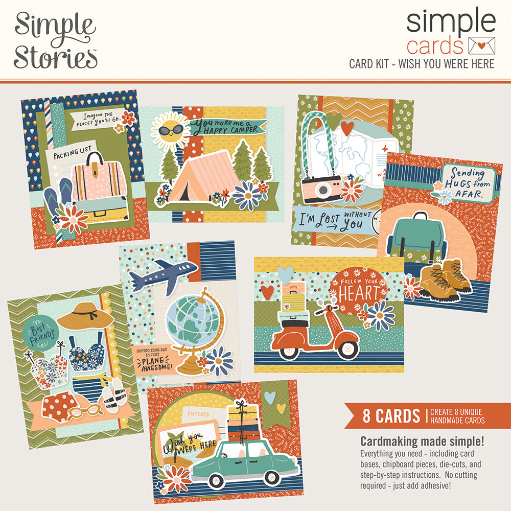 Simple Cards Card Kit - Wish You Were Here