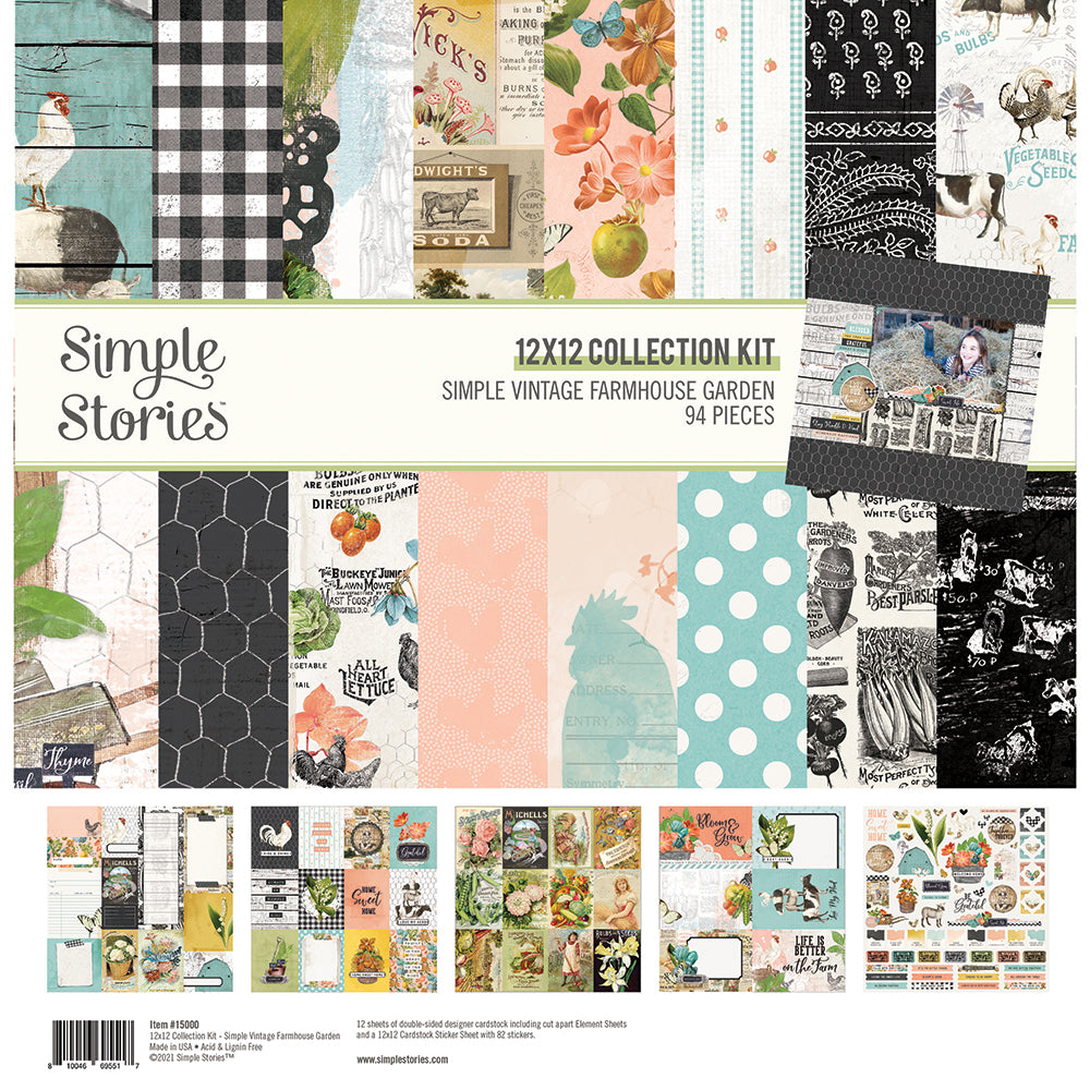 Simple Vintage Farmhouse Garden - Collection Kit