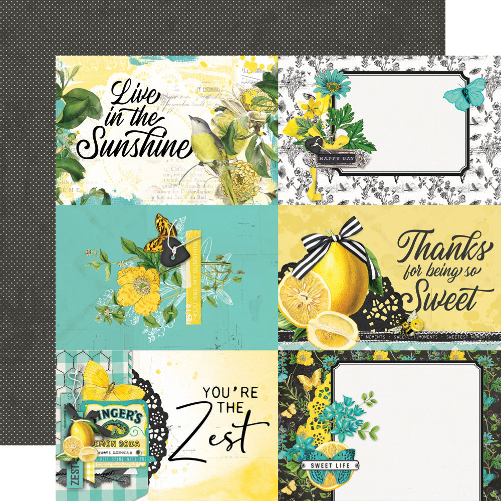 Simple Vintage Lemon Twist - 4x6 Elements