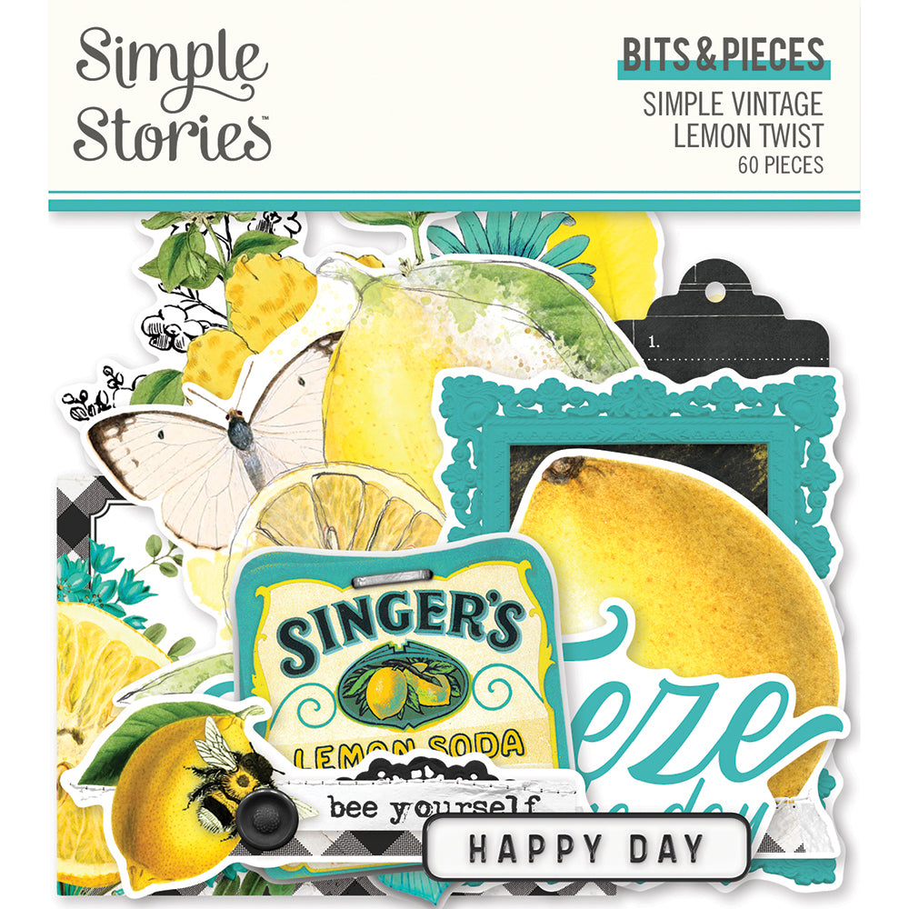 Simple Vintage Lemon Twist - Bits & Pieces