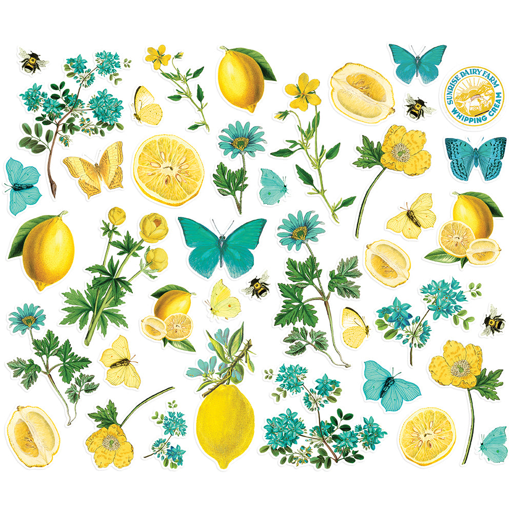 Simple Vintage Lemon Twist - Floral Bits & Pieces