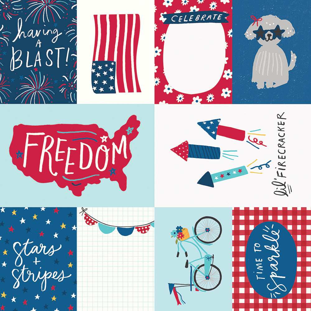 Stars, Stripes + Sparklers - Elements & Stars