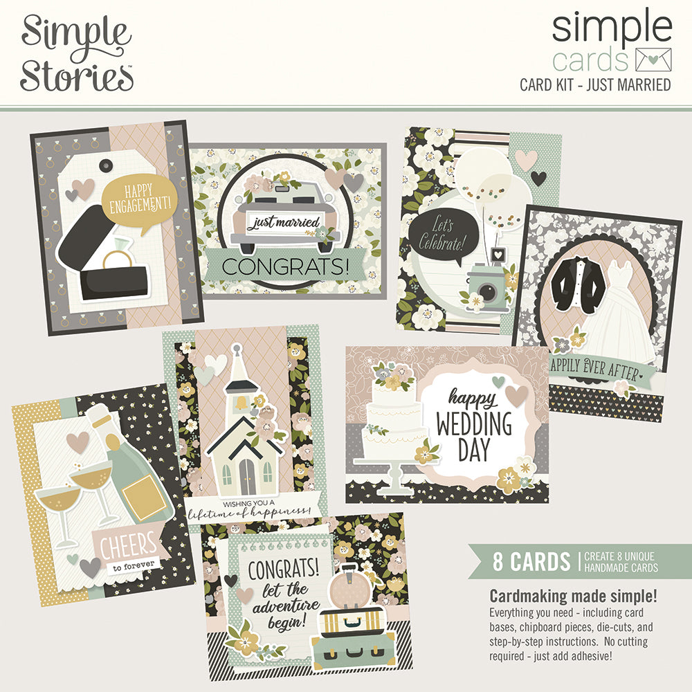 Simple Cards Card Kit - Just Married