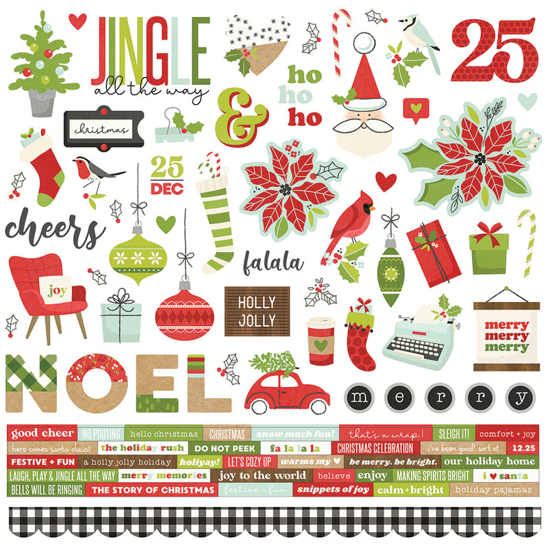 Make it Merry - Cardstock Sticker