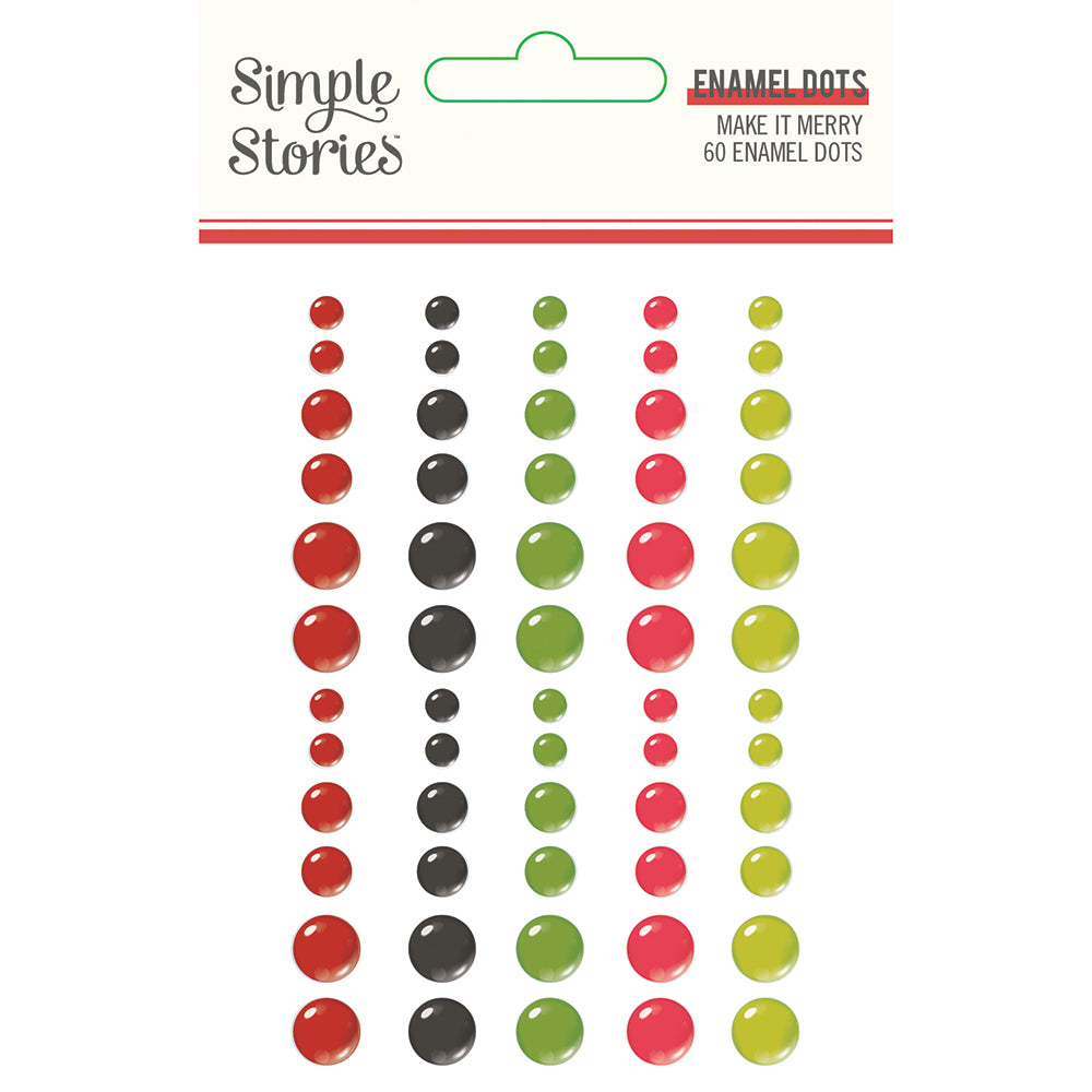 Make it Merry - Enamel Dots