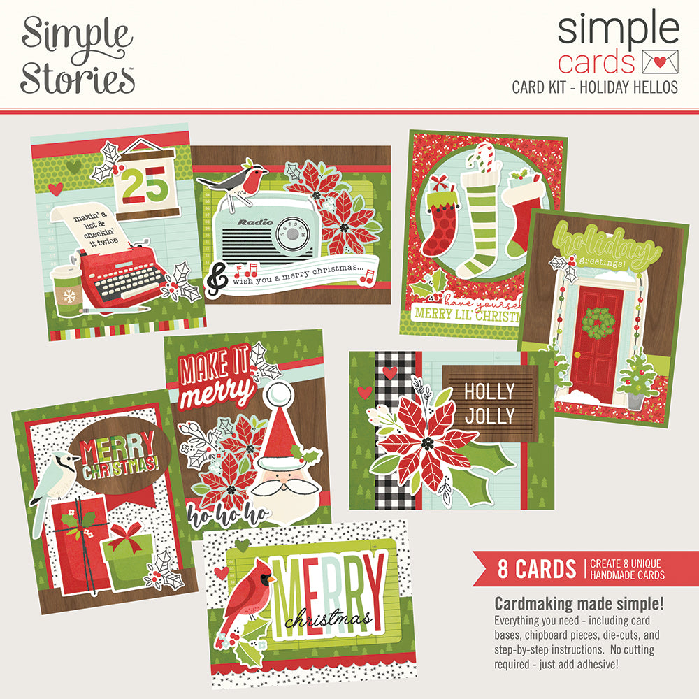 Simple Cards Card Kit - Holiday Hellos