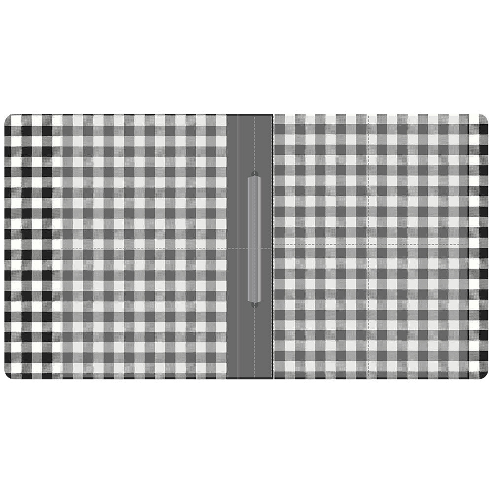 SN@P! 6x8 Flipbook - Black Buffalo Check