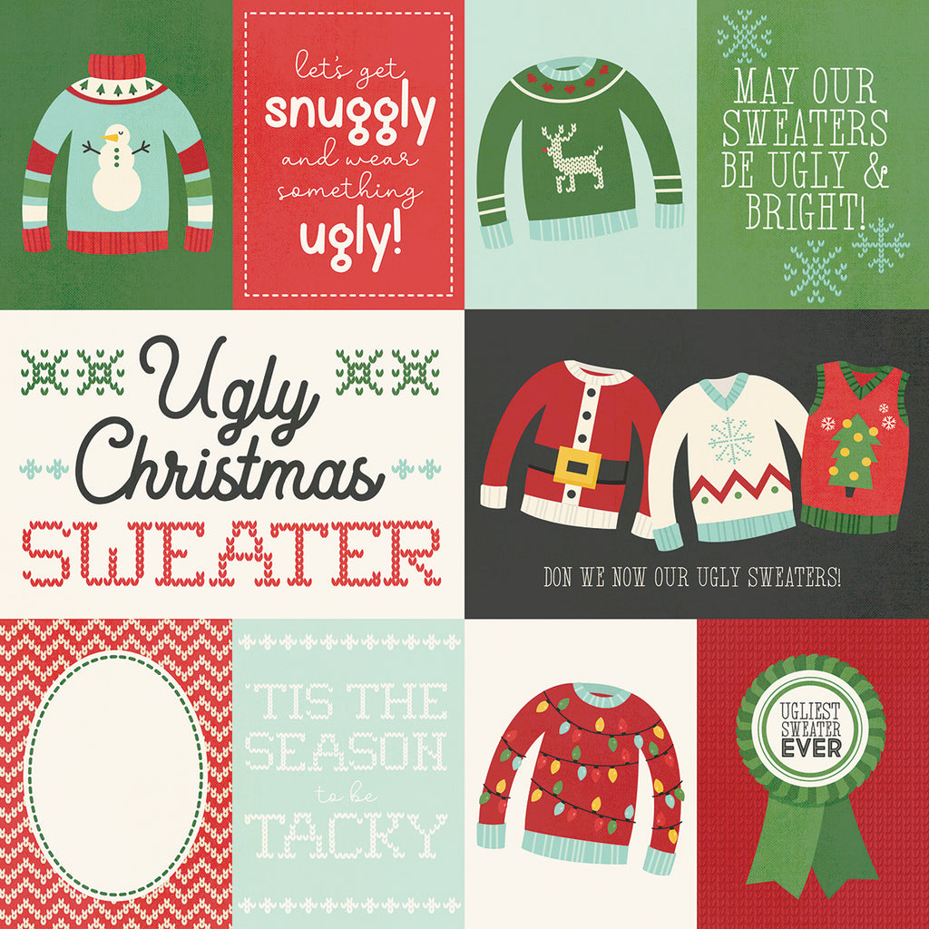 Ugly Christmas Sweater - Element Cards