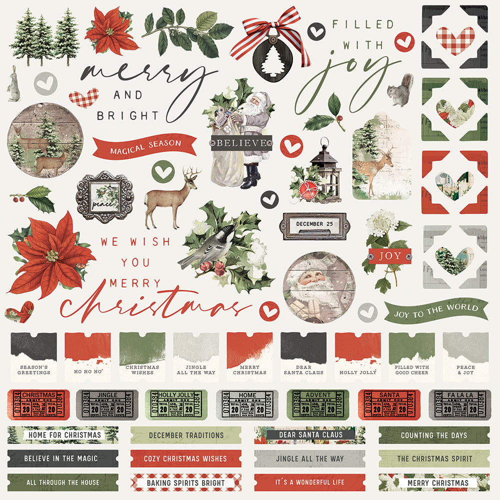 Simple Vintage Rustic Christmas - Collector's Essential Kit