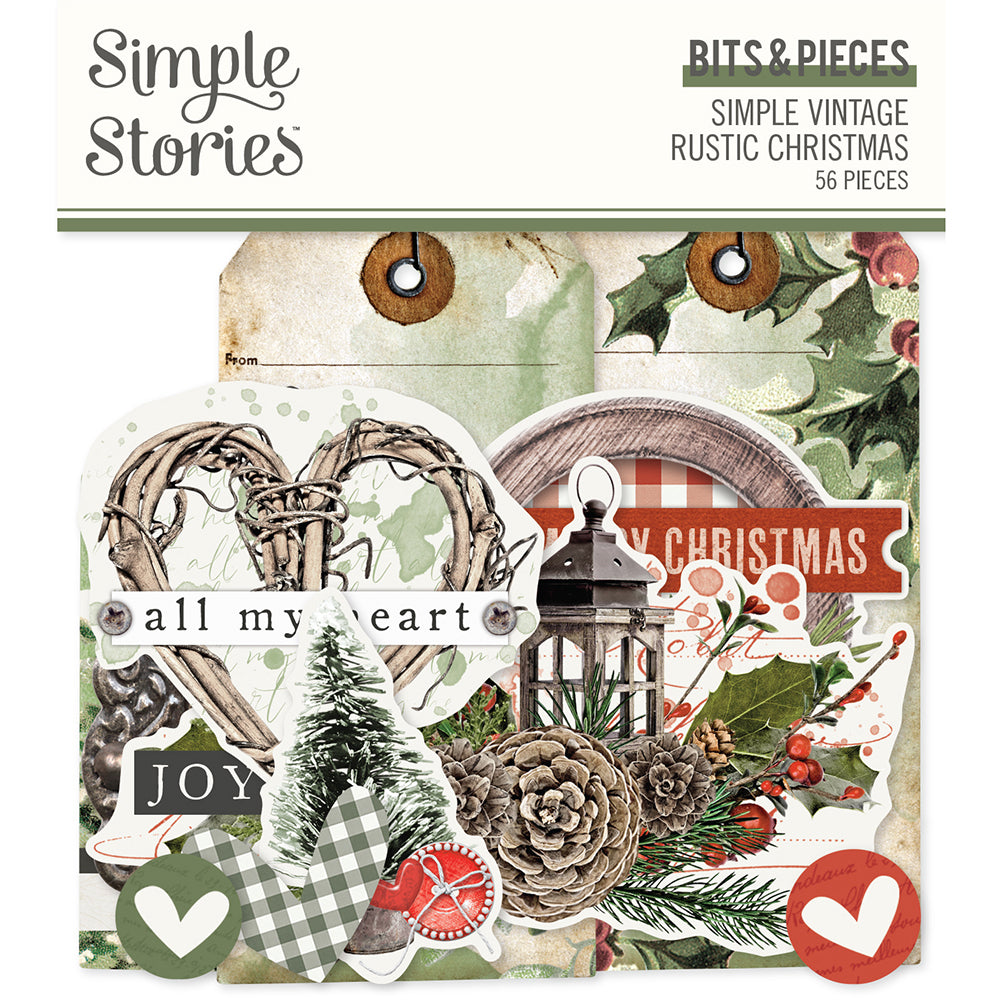 Simple Vintage Rustic Christmas - Bits & Pieces