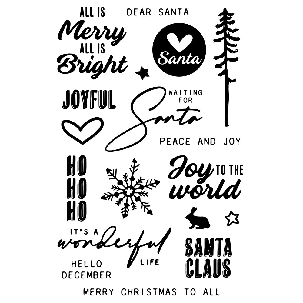 Simple Vintage Rustic Christmas - Stamps