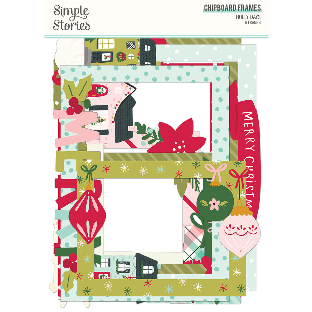 Holly Days - Chipboard Frames