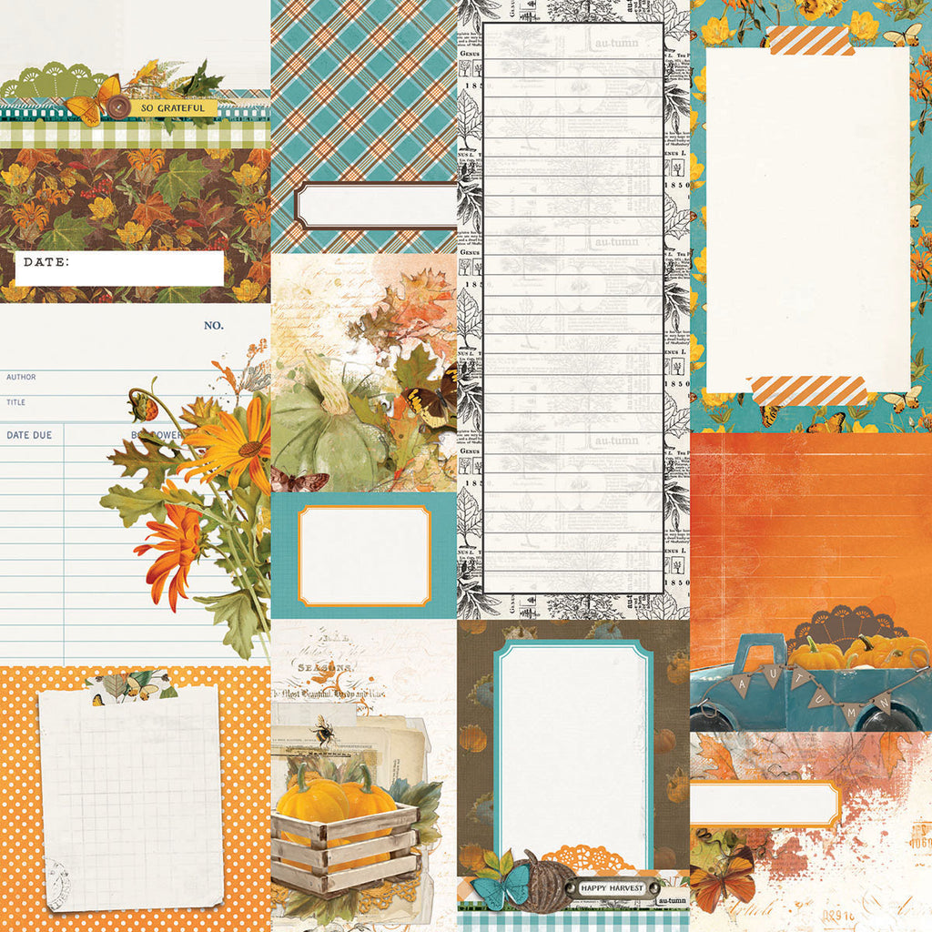 Simple Vintage Country Harvest - Journal Elements