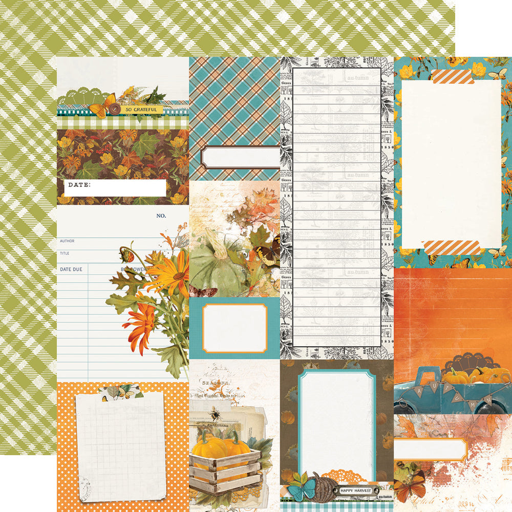 Simple Vintage Country Harvest - Journal Elements