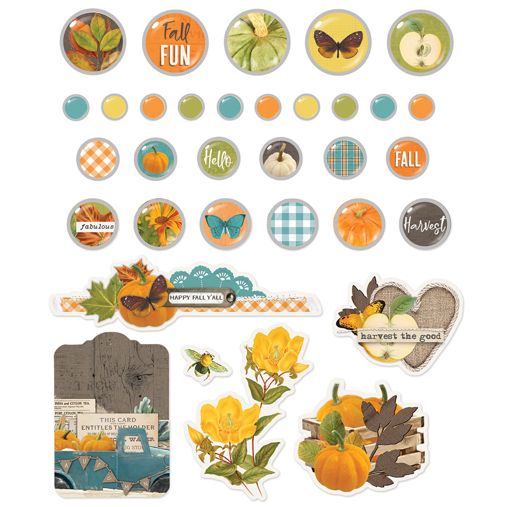 Simple Vintage Country Harvest - Decorative Brads