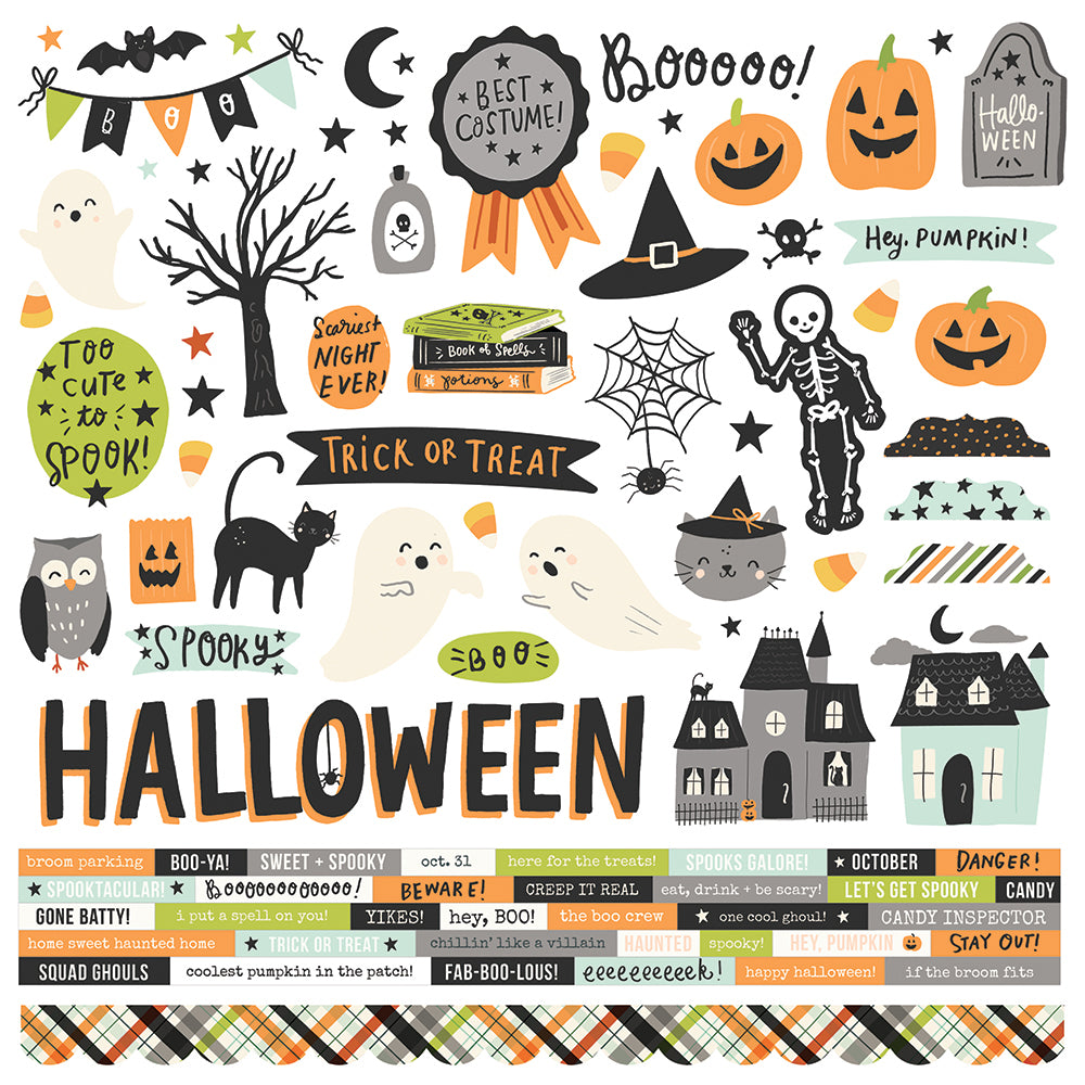 Spooky Nights - Cardstock Sticker