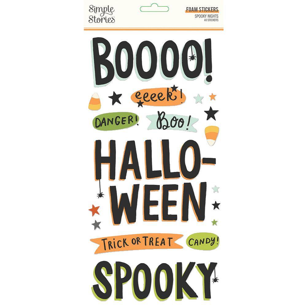 Spooky Nights - Foam Stickers