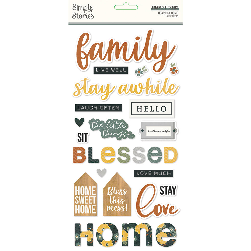 Hearth & Home - Foam Stickers