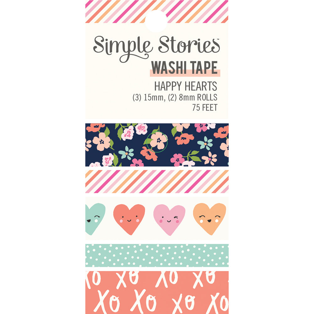 Happy Hearts - Washi Tape