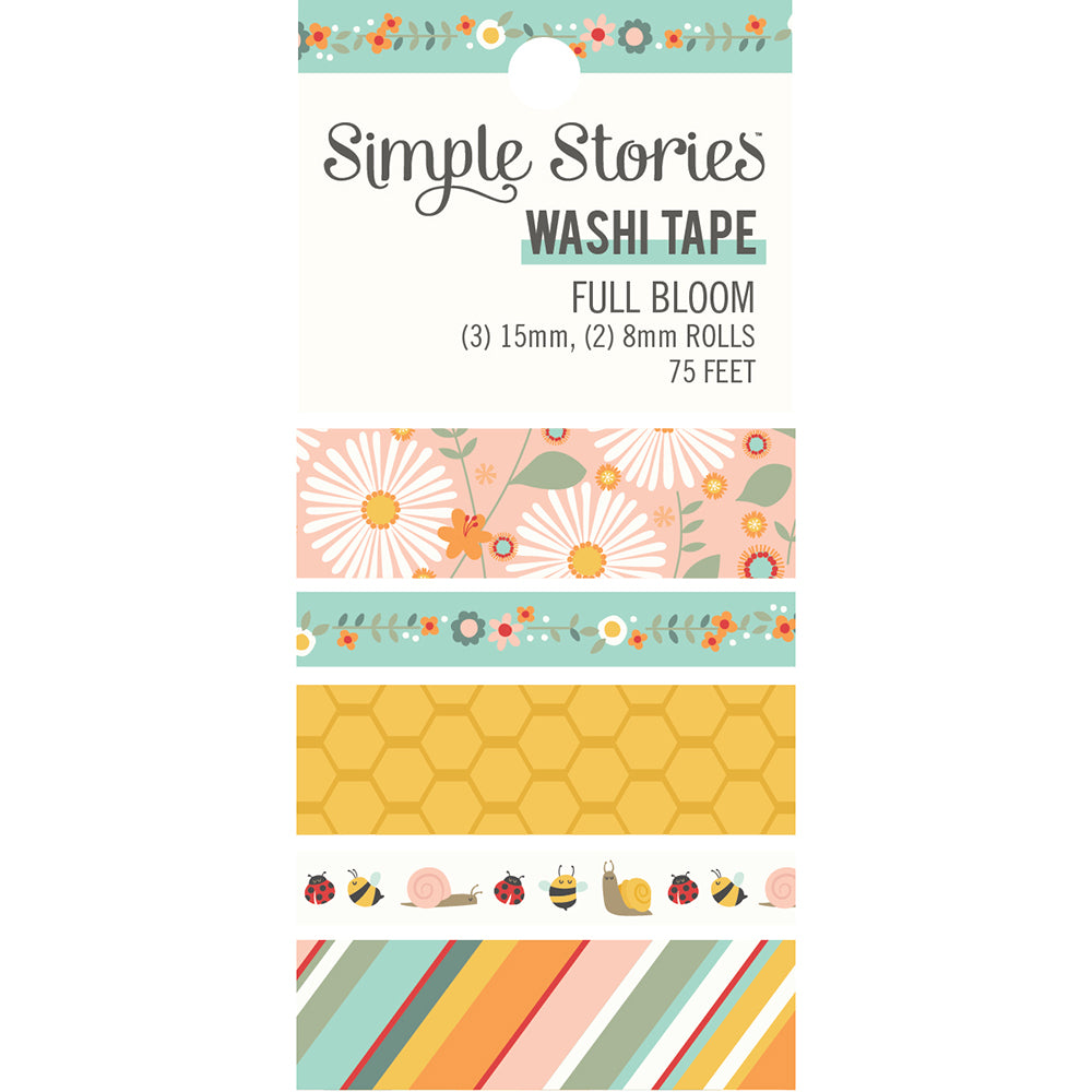 Full Bloom - Washi Tape