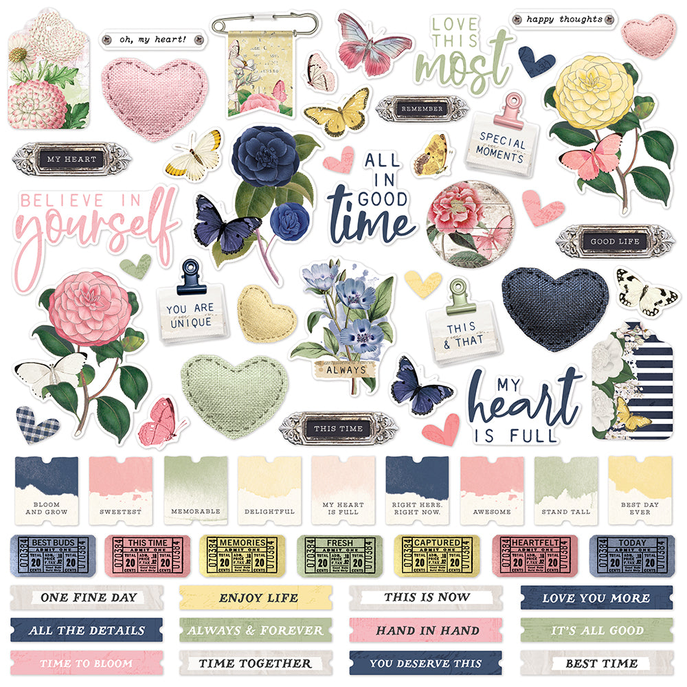 Simple Vintage Indigo Garden - Collector's Essential Kit