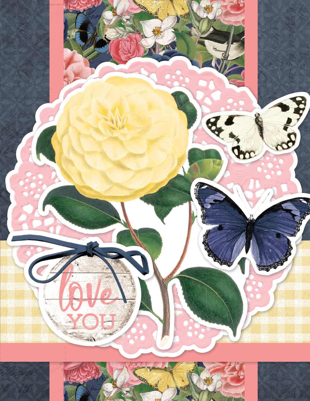 Simple Vintage Indigo Garden - Simple Cards Card Kit