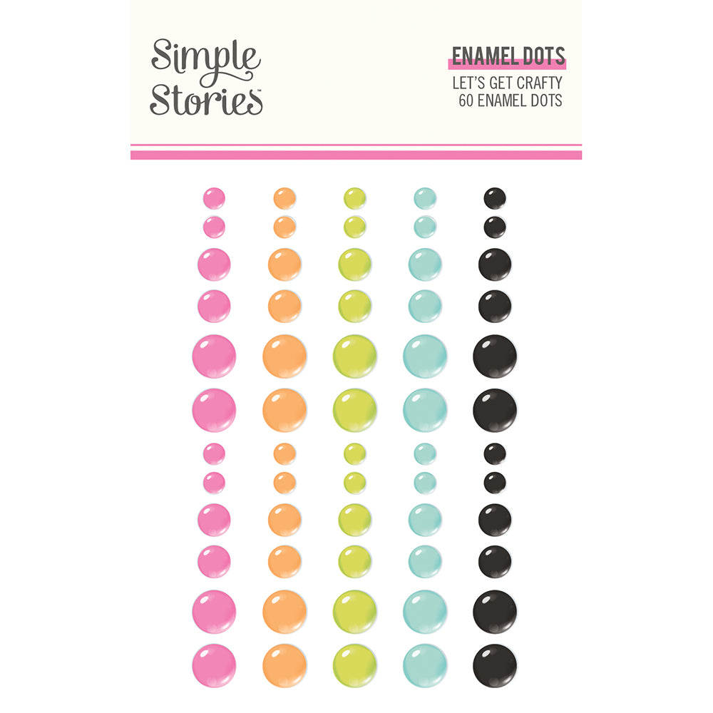 Let's Get Crafty - Enamel Dots