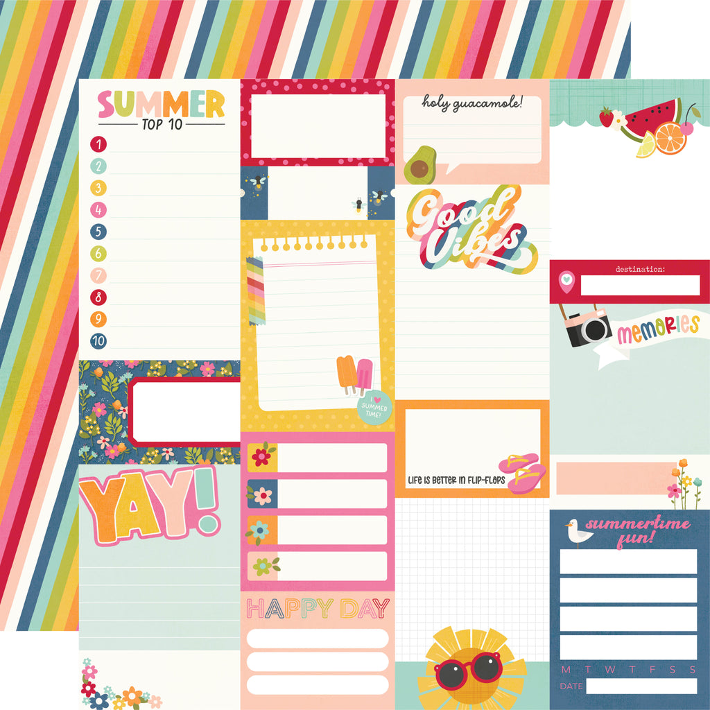 Summer Lovin' - Journal Elements