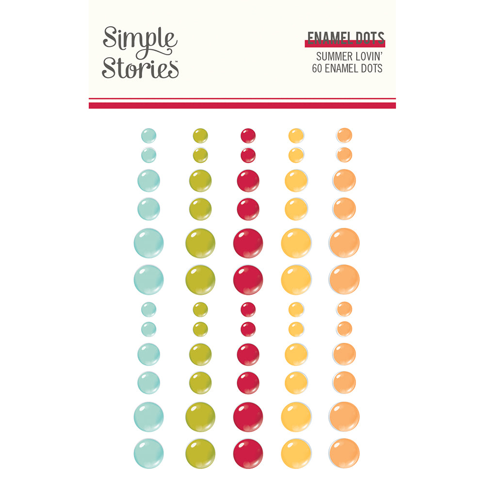 Summer Lovin' - Enamel Dots