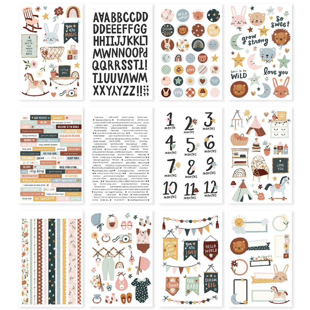 Boho Baby - Sticker Book