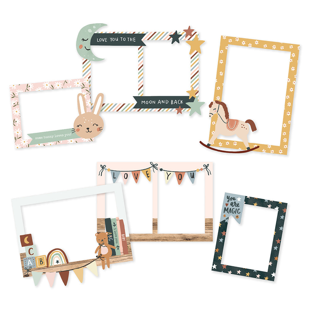 Boho Baby - Chipboard Frames