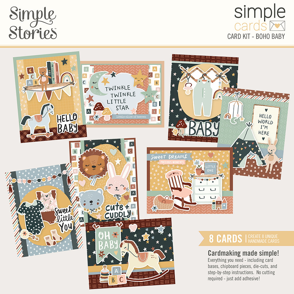 Boho Baby - Simple Cards Card Kit