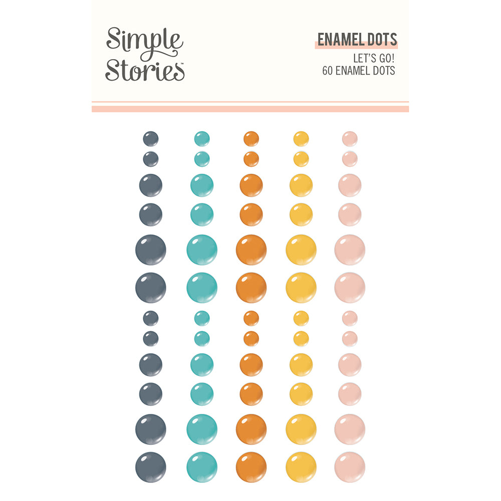 Let's Go! - Enamel Dots