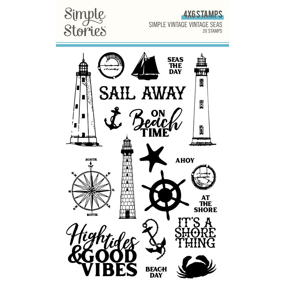 Simple Vintage Vintage Seas - Stamps