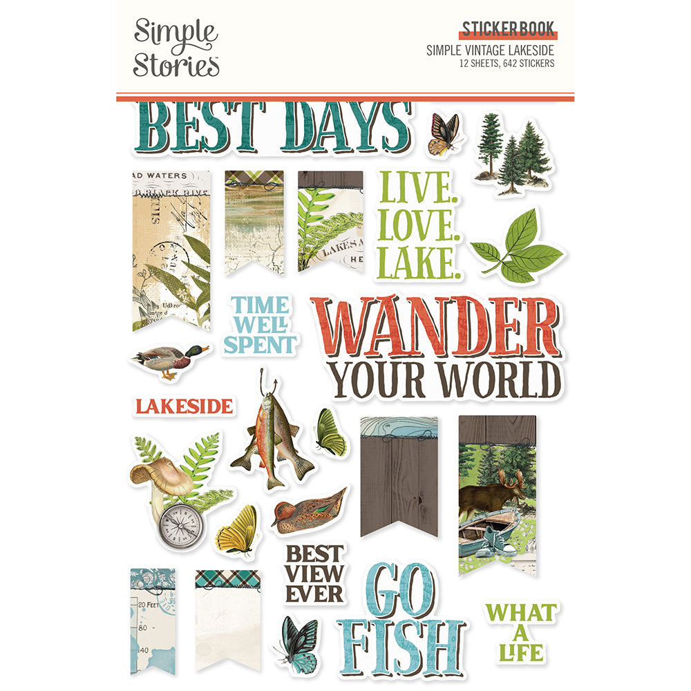 Simple Vintage Lakeside - Sticker Book