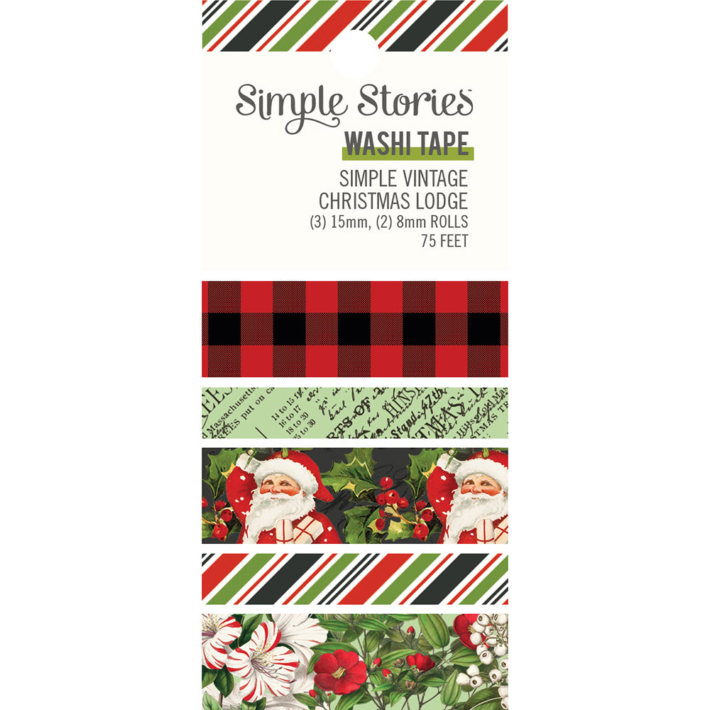 Simple Vintage Christmas Lodge - Washi Tape