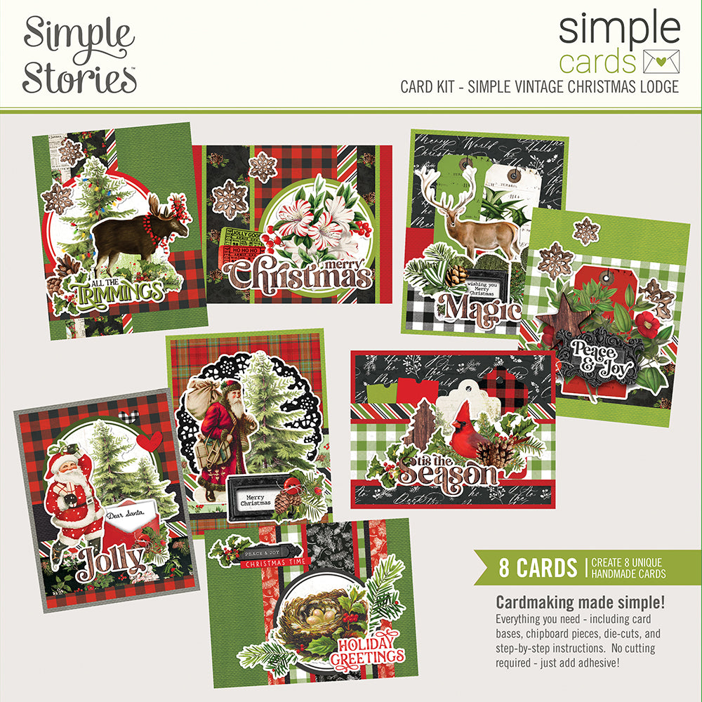 Simple Vintage Christmas Lodge - Simple Cards Card Kit