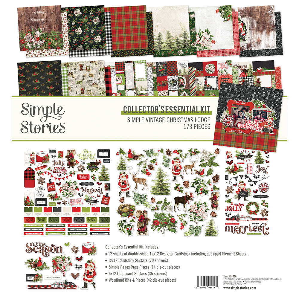 Simple Vintage Christmas Lodge - Collector's Essential Kit