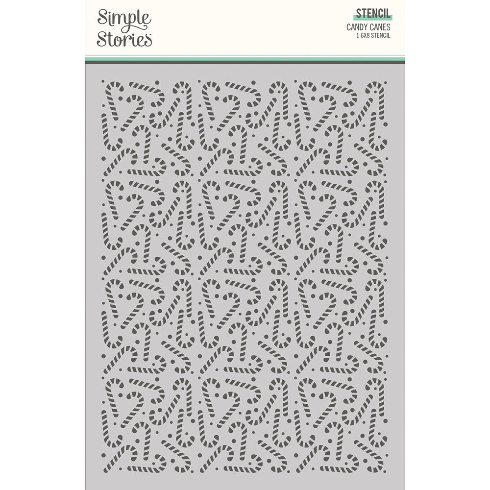 Mix & A-Mingle - 6x8 Stencil -  Candy Canes