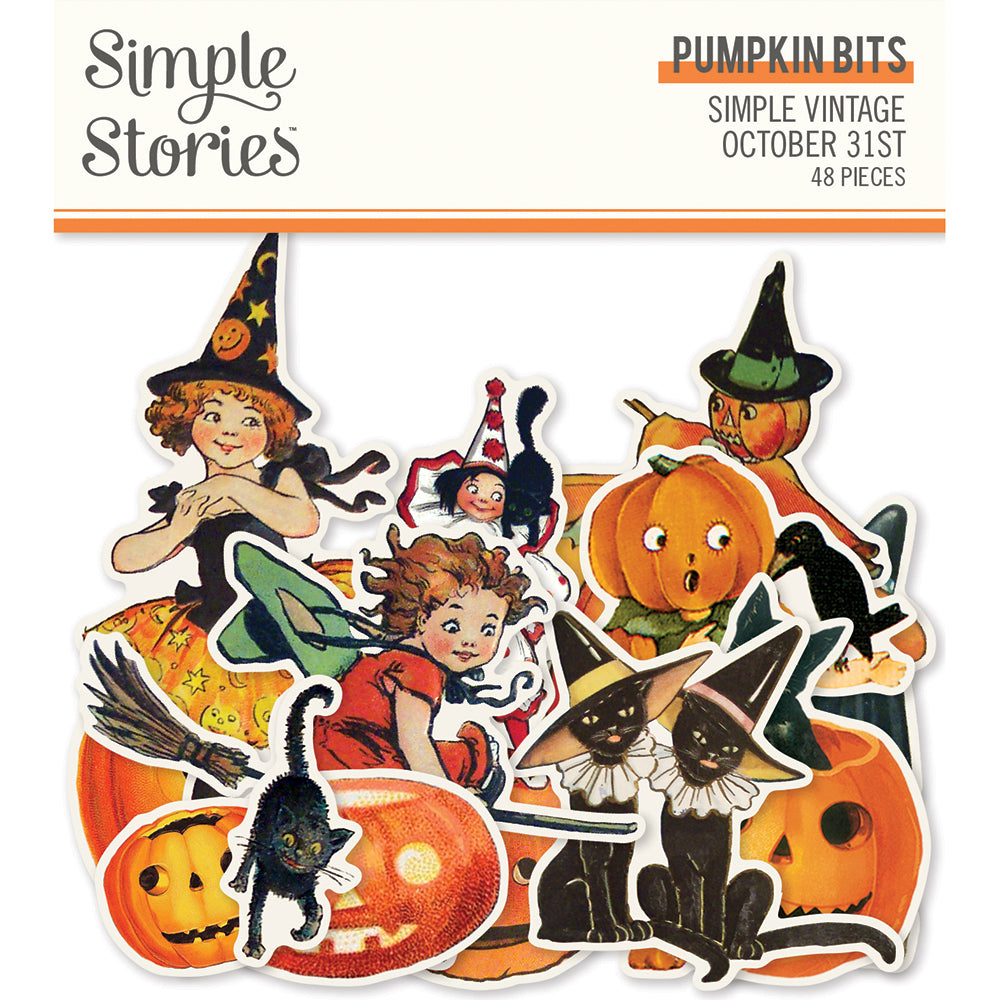 Simple Vintage October 31st - Pumpkin Bits & Pieces