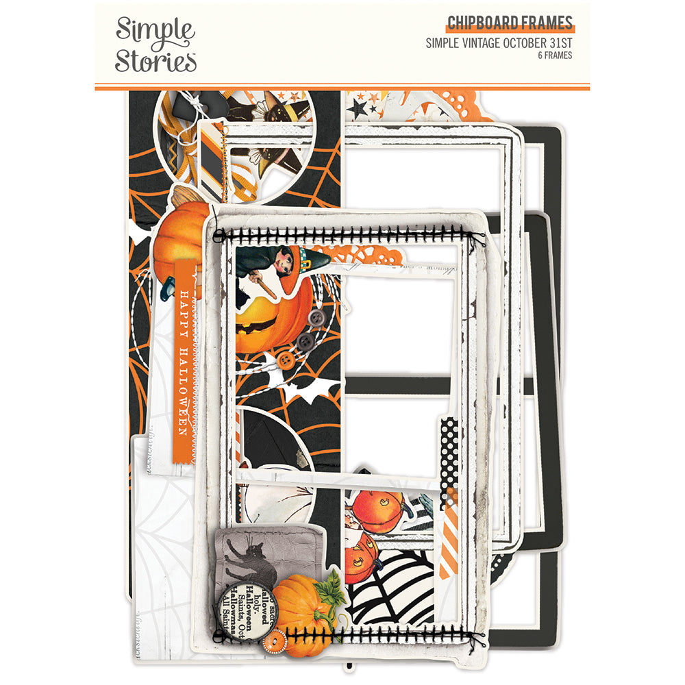 Simple Vintage October 31st - Chipboard Frames