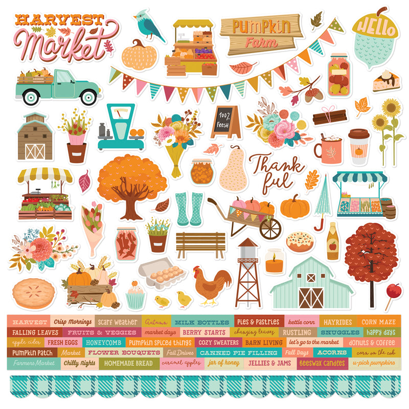 Harvest Market - Cardstock Stickers