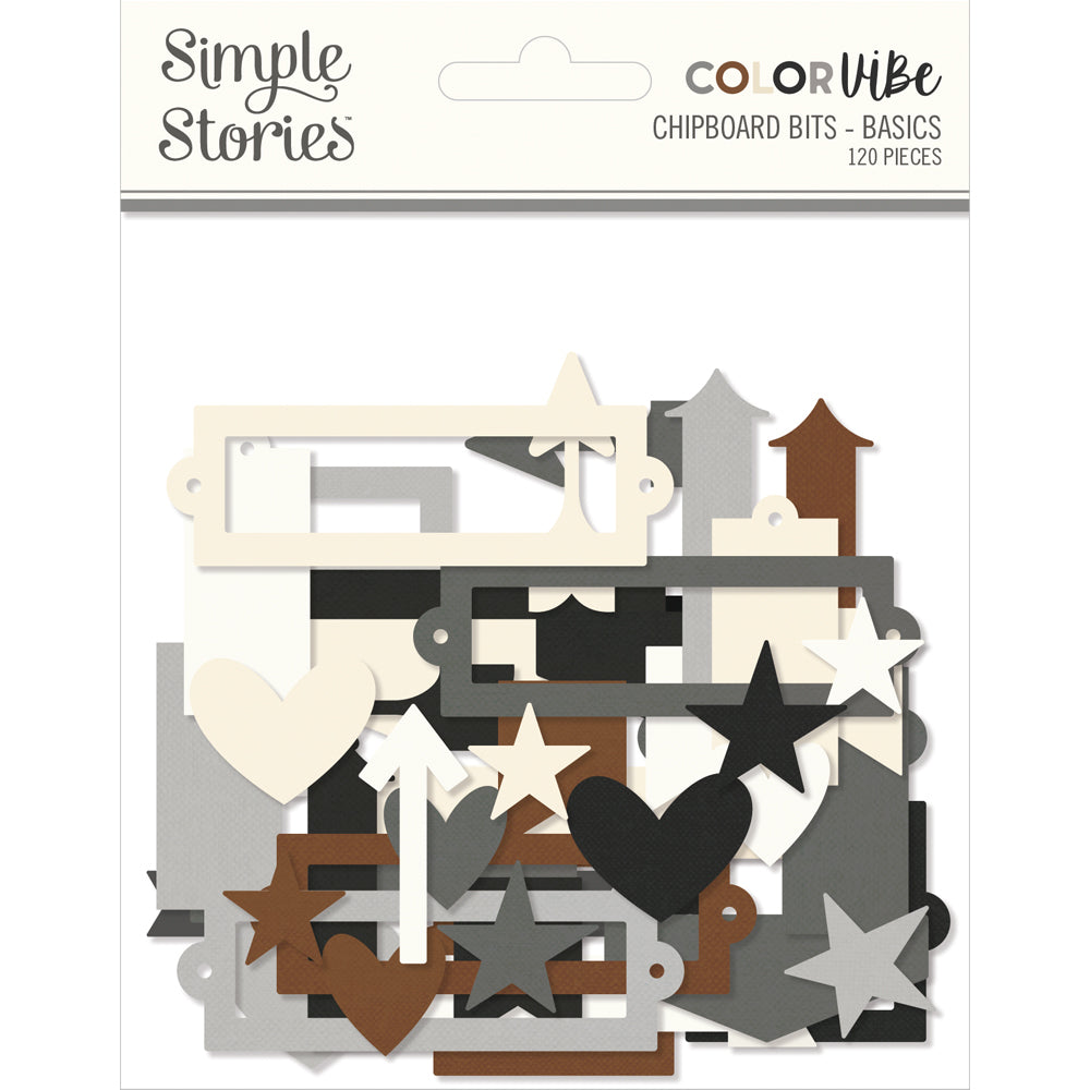 Color Vibe Chipboard Bits - Basics