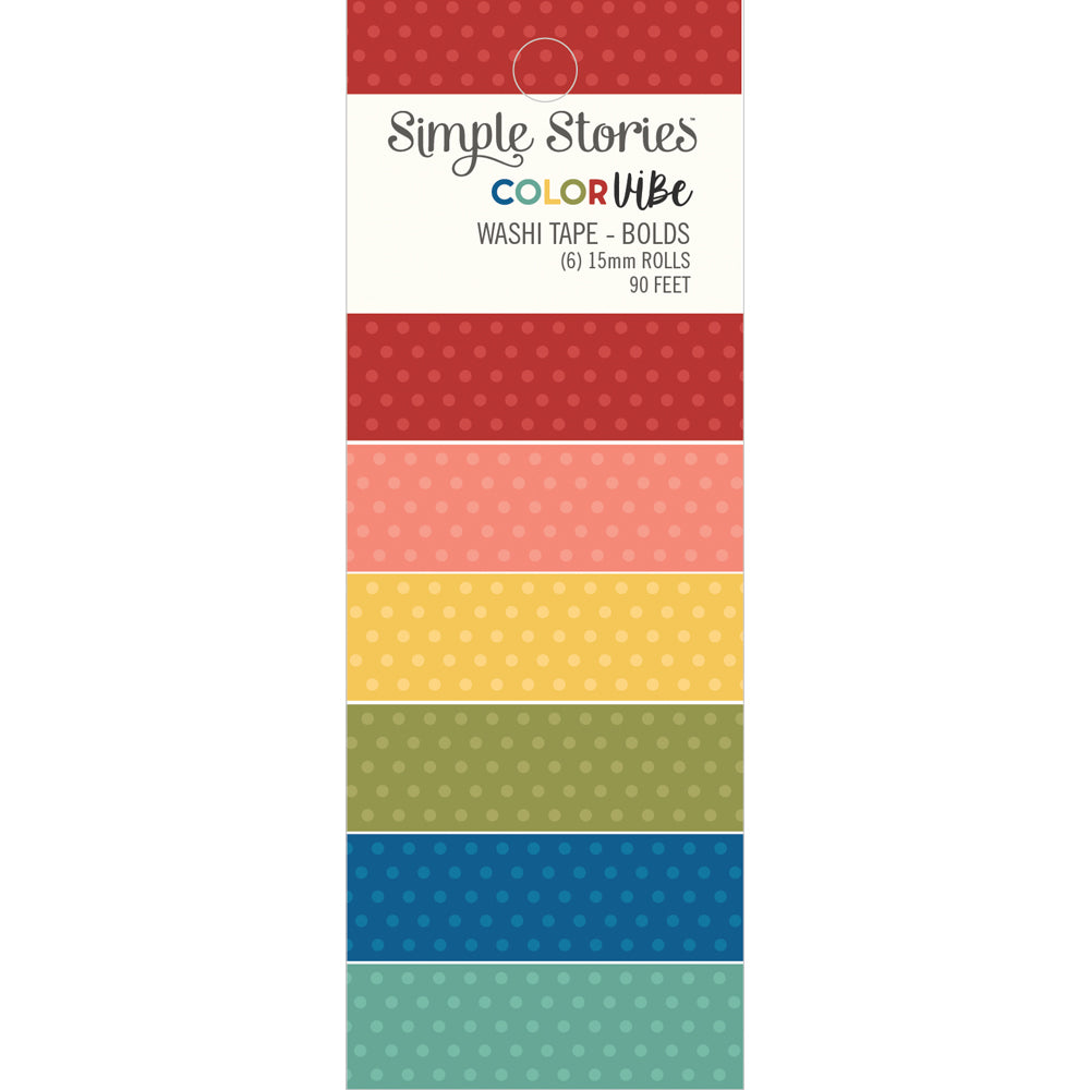 Color Vibe Washi Tape - Bolds